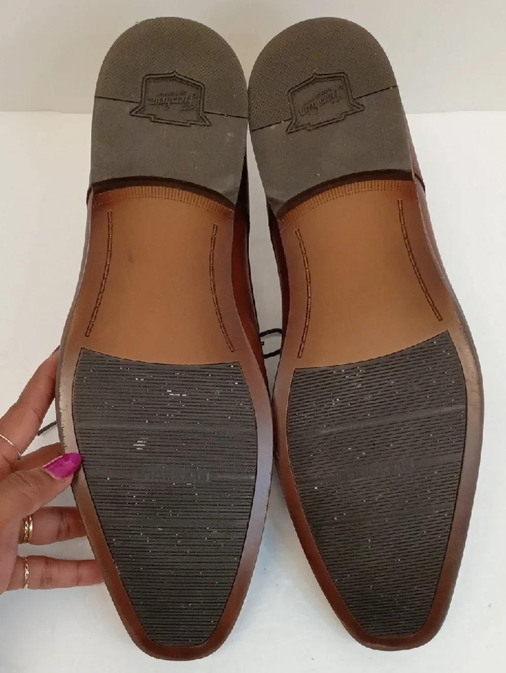 Florsheim Brown Leather Cap Toe Oxford Dress Shoes Size 13